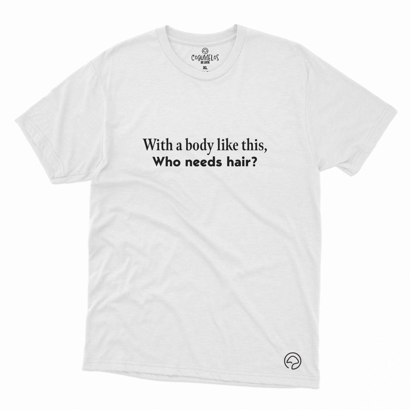 t-shirt who needs hair? - Image 2