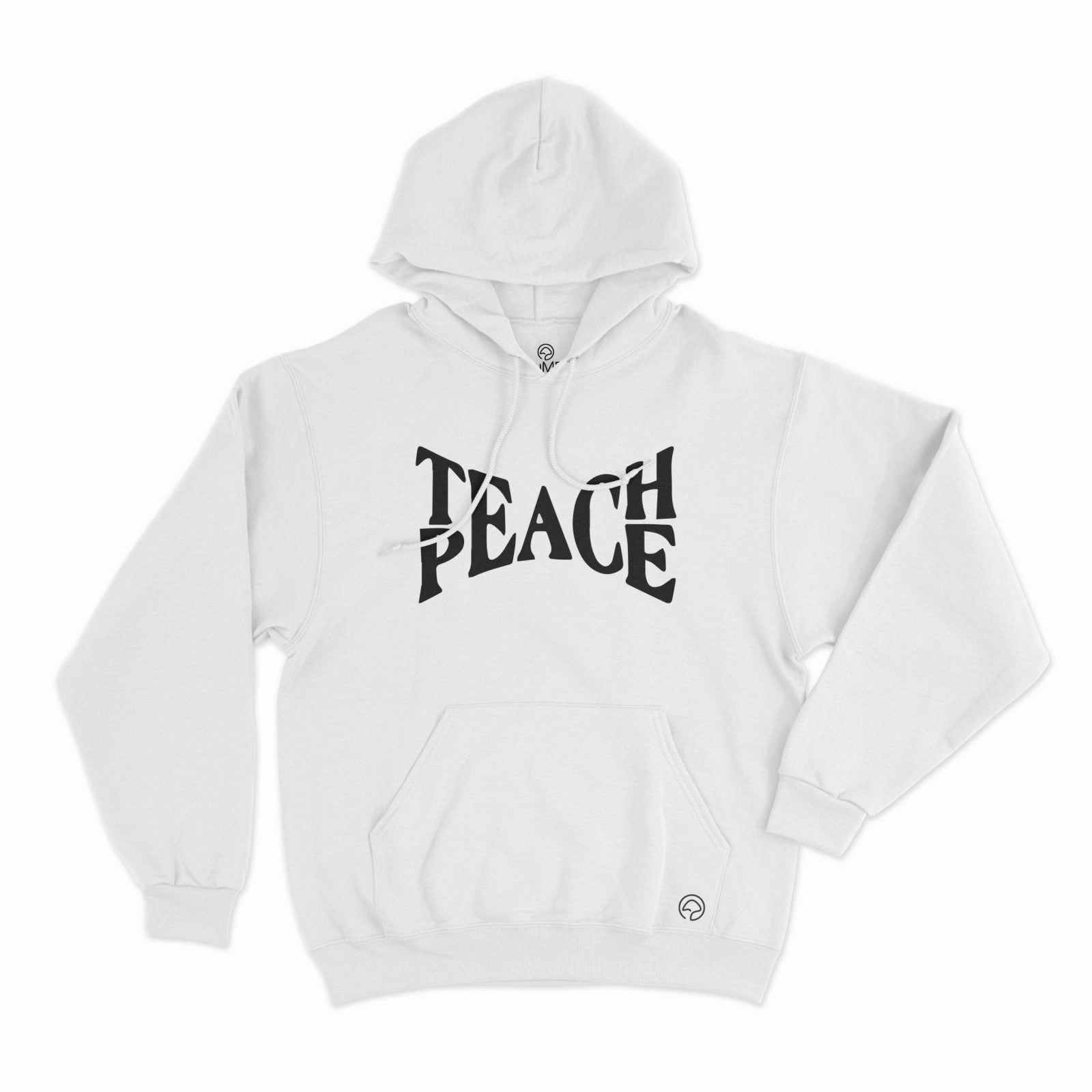 hoodie teach peace