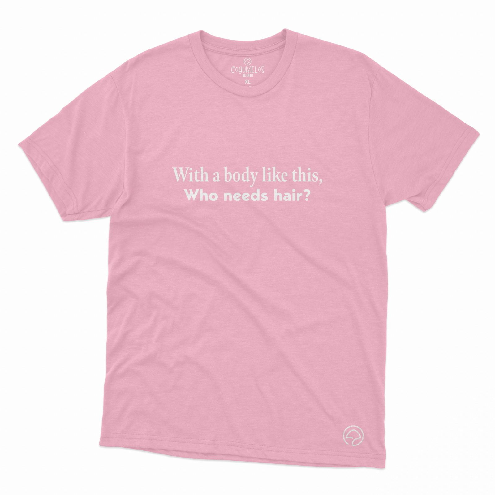 t-shirt who needs hair?